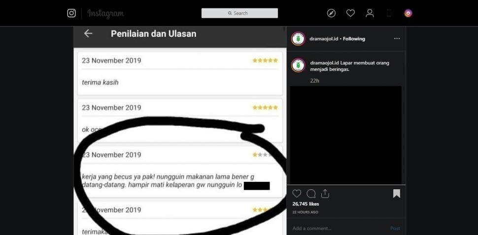 Lama Antar Makanan, 5 Driver Ojol Ini Dilempar Kuah Sup hingga Kena Suspend