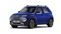 Bagian samping menampilkan kedinamisan kendaraan dengan fender yang menonjol serta ground clearance tinggi yang mencerminkan sebuah SUV. Pilar A dibuat dengan warna hitam. Kesan kokoh tercermin dari pilar B dan roof-rail. Foto: Dok. Hyundai Motor Company