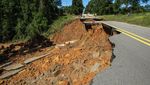 Jalan di Mississippi Putus Akibat Badai Ida