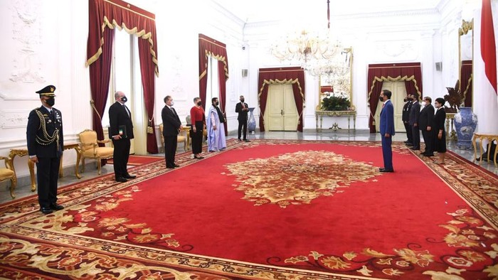 Jokowi Terima Surat Kepercayaan Dubes Australia hingga Irlandia (Foto: Lukas - Biro Pers Sekretariat Presiden)