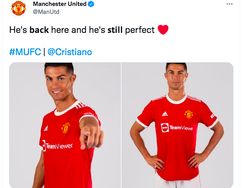 Ronaldo Resmi Berseragam MU Hebohkan Netizen