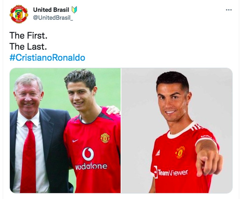 Meme ronaldo berseragam MU