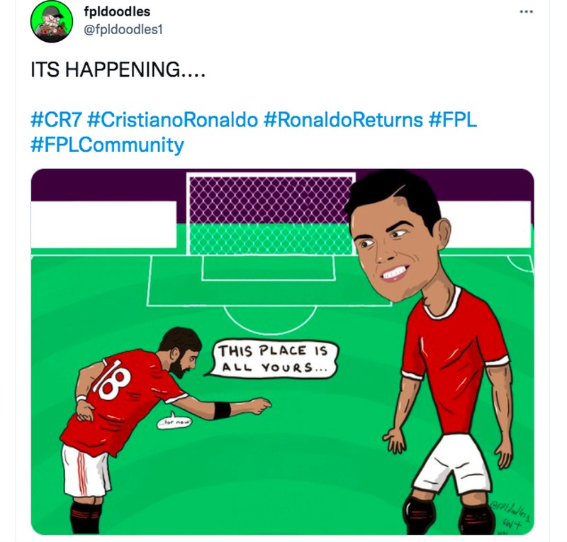 Meme ronaldo berseragam MU