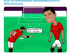 Ronaldo Resmi Berseragam MU Hebohkan Netizen