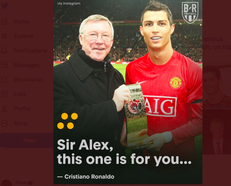 Meme ronaldo berseragam MU