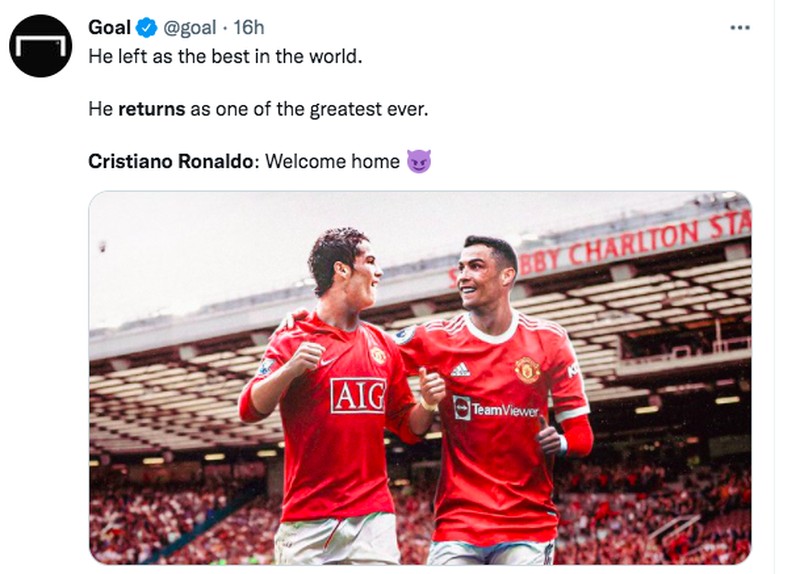 Meme ronaldo berseragam MU