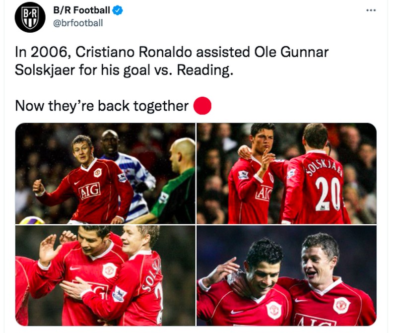 Meme ronaldo berseragam MU