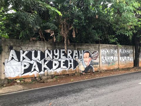 Mural mirip Jokowi di Kebagusan, Jagakarsa, Jaksel (dok.istimewa)