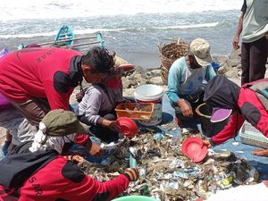 Kala Nelayan di Pangandaran Jaring Lebih Banyak Sampah Ketimbang Ikan