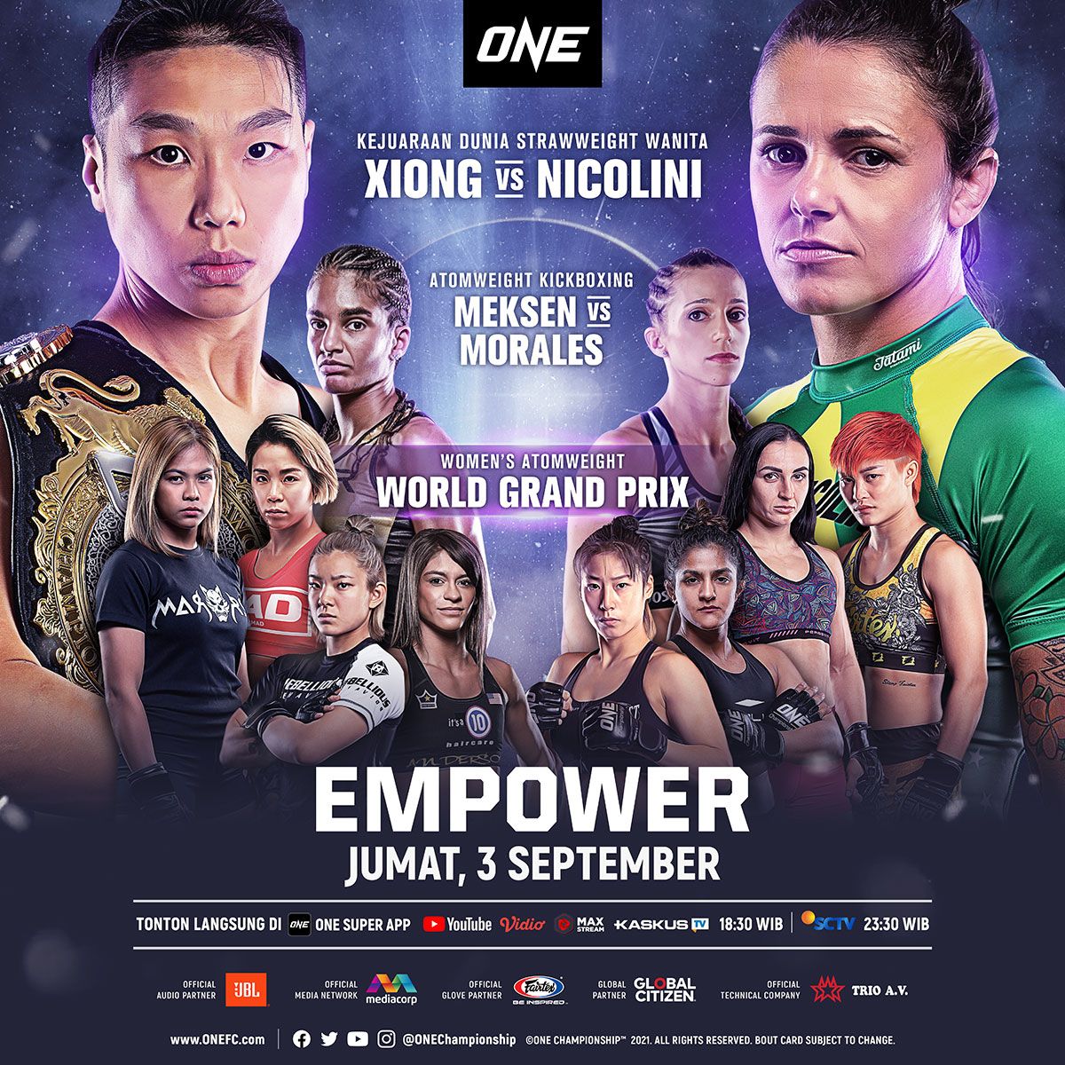 ONE Championship EMPOWER, duel khusus para petarung wanita