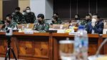 Panglima TNI, Wamenhan dan DPR Rapat Bahas Anggaran