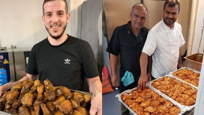 Restoran Palestina di Inggris Bagikan 600 Porsi Makanan untuk Pengungsi Afghanistan