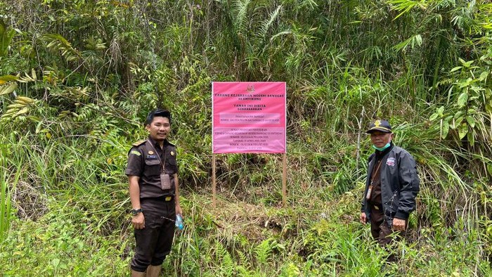 Tanah milik eks kades di Kalbar disita Kejari Entikong