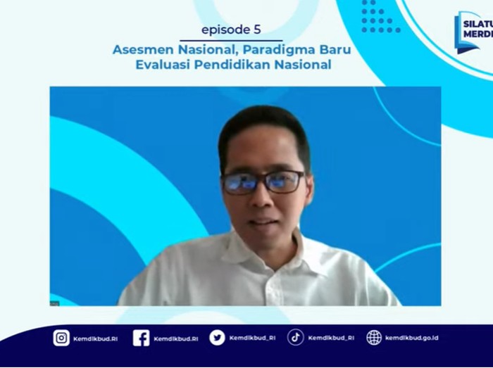 Kepala Badan Standar, Kurikulum, dan Asesmen Pendidikan, Kemendikbudristek, Anindito Aditomo dalam Silaturahmi Merdeka Belajar Episode 5, Kamis (2/9/2021).