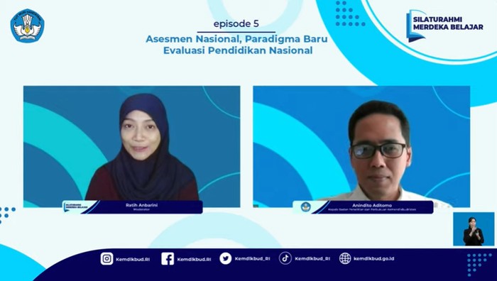 Kepala Badan Standar, Kurikulum, dan Asesmen Pendidikan, Kemendikbudristek, Anindito Aditomo dalam Merdeka Belajar Episode 5, Kamis (2/9/2021).