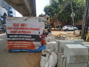 detikcom Do Your Magic: Progres Proyek Galian yang Bikin Sempit Jalan Jakarta