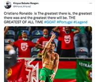 Meme gol ronaldo