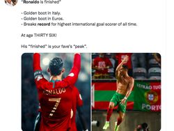 Ronaldo Ukir Rekor 111 Gol, Netizen: Luar Biasa