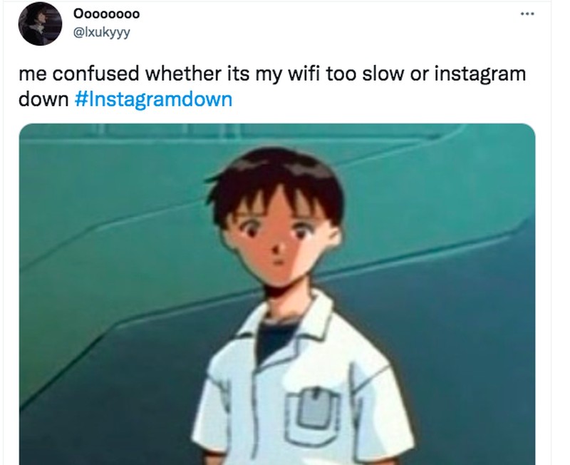 Meme Instagram down