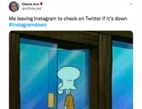 Meme Instagram down