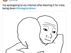 Instagram Down Jadi Bahan Meme Kocak