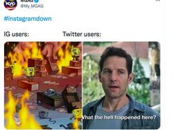 Instagram Down Jadi Bahan Meme Kocak