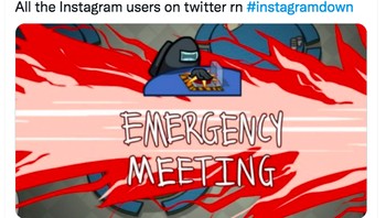 Meeting darurat di Twitter setelah Instagram down. Foto: Twitter