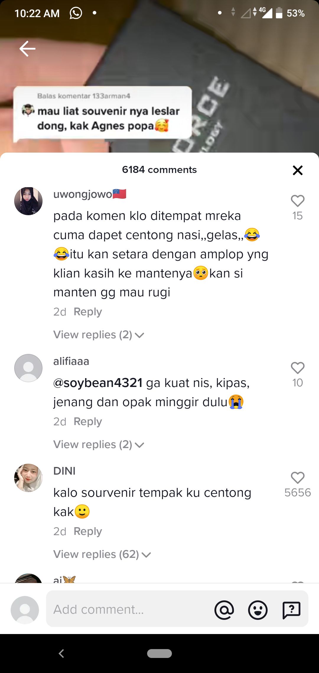 Netizen Ramai Bandingkan Souvenir Leslar dengan Centong Nasi dan Tas Belanja