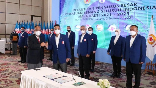 Pelantikan PB PRSI periode 2021-2025.