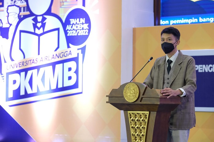 Presiden BEM Unair, Muhammad Risyad Fahlefi. (Dok BEM Unair)