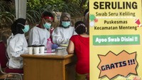 Layanan swab seru keliling (Seruling) itu dilakukan setiap hari Selasa, Kamis dan Jumat di lokasi yang berbeda.