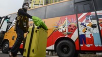 Sejumlah Rusun yang sebelumnya dijadikan tempat isolasi pasien Corona kini kosong. ANTARA FOTO/M RISYAL HIDAYAT.