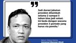 Saling Silang Perpanjangan Jabatan Presiden