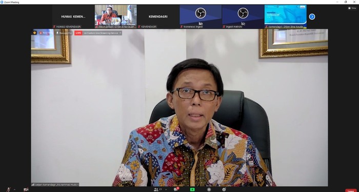 Sekretaris Jenderal (Sekjen) Kemendagri Muhammad Hudori