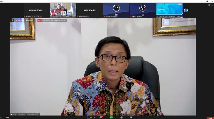 Sekretaris Jenderal (Sekjen) Kemendagri Muhammad Hudori