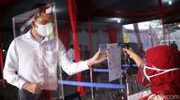 Tampak peserta mengenakan pakaian yang sesuai dengan aturan termasuk menggunakan masker 2 lapis (medis dan bahan).
