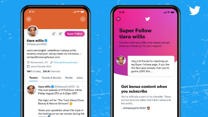 Twitter luncurkan fitur Super Follows di Amerika Serikat