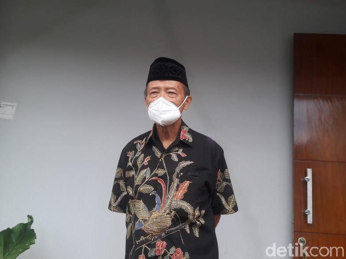 Buya Syafii Maarif di rumahnya, Sleman, Jumat (3/9/2021).
