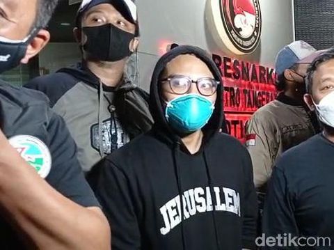 Coki Pardede di Polres Metro Tangerang Kota