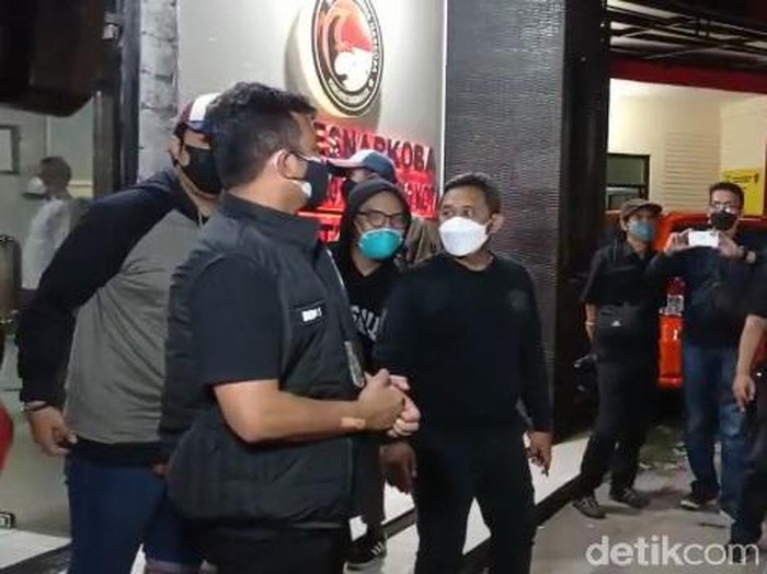 Coki Pardede Coki Pardede di Polres Jakarta Selatan