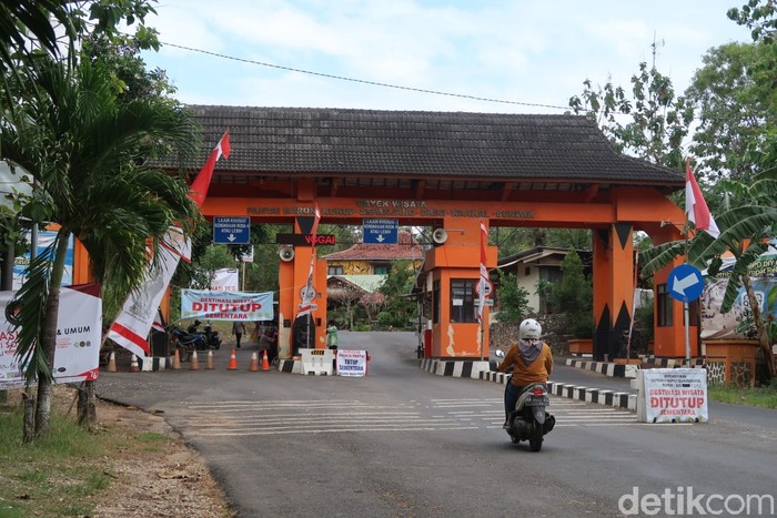 Dispar cegat wisatawan di TPR Baron Dispar cegat wisatawan di TPR Baron