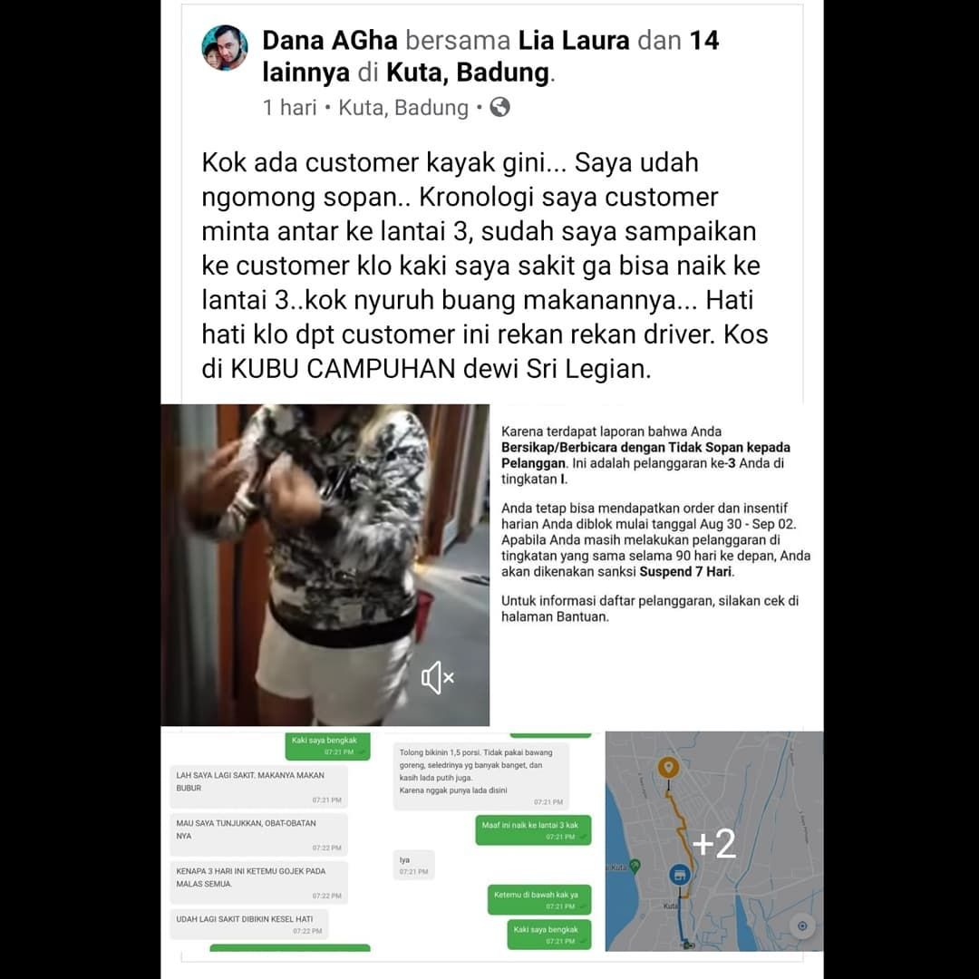 Viral Driver Ojol Kena Suspend karena Dianggap Tak Sopan saat Antar Makanan