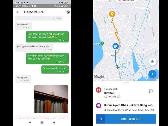Driver ojol kena suspend Viral Driver Ojol Kena Suspend karena Dianggap Tak Sopan saat Antar Makanan
