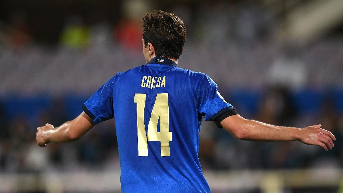 Federico Chiesa terus tampil sip bersama Timnas Italia. (Foto: Getty Images/Alessandro Sabattini)