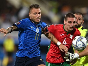 Italia Vs Bulgaria: Gli Azzurri Ditahan Imbang 1-1