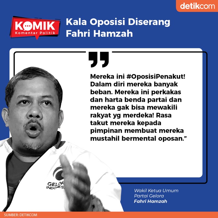 Kala Oposisi Diserang Fahri Hamzah (Tim Infografis) Kala Oposisi Diserang Fahri Hamzah (Tim Infografis)