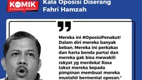 Wakil Ketua Umum Partai Gelora Fahri Hamzah menuding oposisi di pemerintahan saat ini penakut. Dia menuding oposisi di parlemen saat ini cuma perkakas partai.