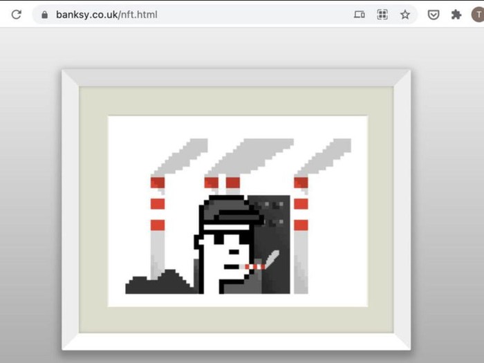 Karya Seni NFT Palsu Banksy
