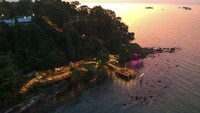 Lokasinya ada di Pantai Ujungnegoro, Batang, Jateng. (Harviyan Perdana Putra/Antara)