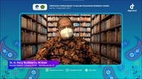Dihadiri juga oleh Menteri Komunikasi dan Informatika RI, Johnny G. Plate, Menteri Agama RI Yaqut Cholil Qoumas, dan Kepala Badan Litbang SDM Kominfo, Hary Budiarto.